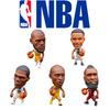 Figuras Colecionáveis de Jogadores da NBA Kobe James Curry Mini Bonecos
