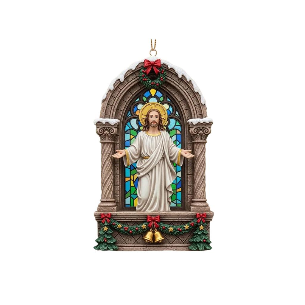 Christmas Pendant Christmas Tree Decoration Pendant 2D Flat Acrylic