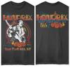 Jimi Hendrix Authentisches T-Shirt 1970 NYC Live-Tour Musikkonzert Famp;B Herren Baumwolle Unisex T-Shirt