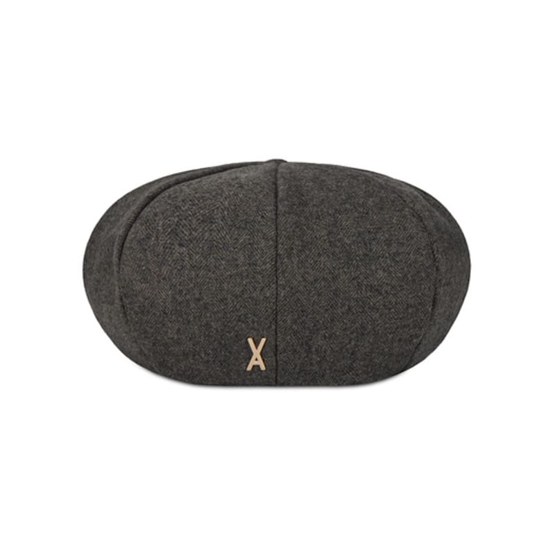 VARZAR VA Studded Octagonal Wool Beret Gray