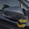 Car  Rearview Side Mirror Cover Fit For Toyota RAV4 XA50 2019 2020 2021 2022 2023 2024 Wing Cap Rear View Case Trim Carbon Fiber