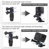 Three-Way Adjustable Arm Extension Pivot Mount For GoPro Hero 13 12 11 10 9 8 SJCAM SJ4000 AKASO Insta360 DJI Osmo Action Camera