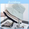 Summer Mesh Drawstring Fisherman Hat With Sun Protection For Women