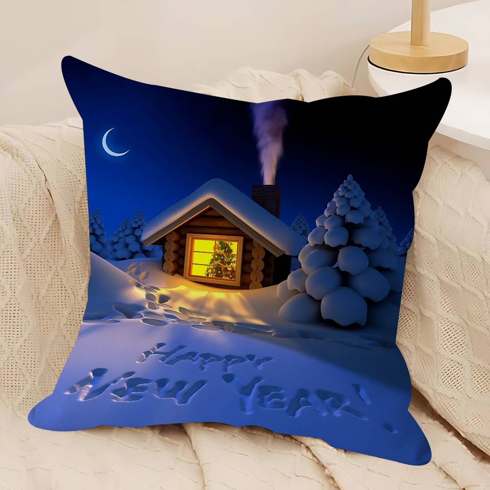 Art New Year Personalized Pillow Cover Kids Bedroom Wild Party Decor Pillowcase Kid Birthday Shower Gift