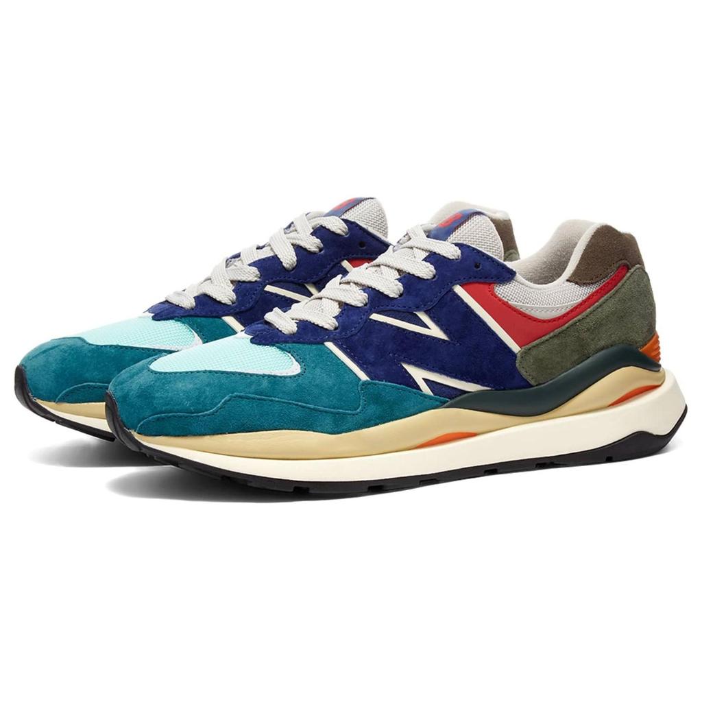 New Balance 57/40 Light Cliff Grey Multi Unisex Sneakers Multi-Color Velocity-Red M5740FY1