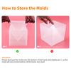 Large Pyramid Molds Great for Paperweight Home Decor DIY Jewelry Making Craft