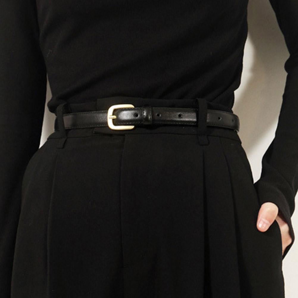 Korean Fashion Simple Belt Women's Belt Imitation Leather Belt Belt Versatile Multi-color Celeb O3Z9