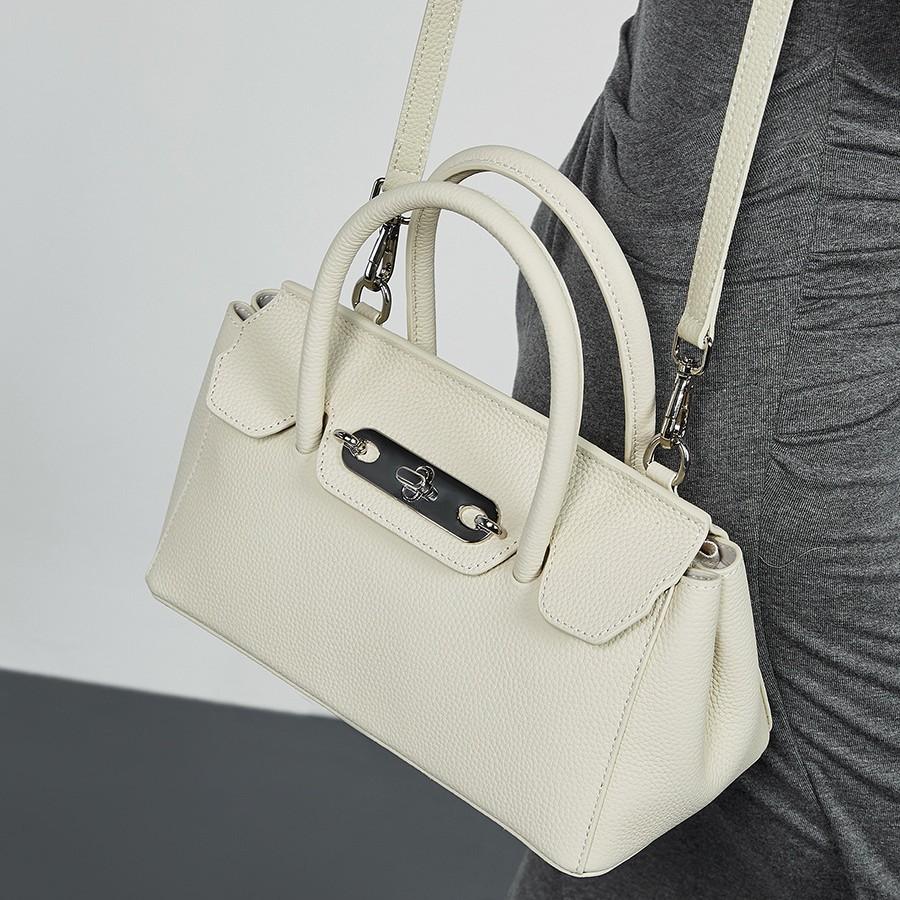 Leather Women'S Bag Platinum Kelly Bag Women'S Handbag Crossbody Bag Mom Bag Versatile Shoulder Bag