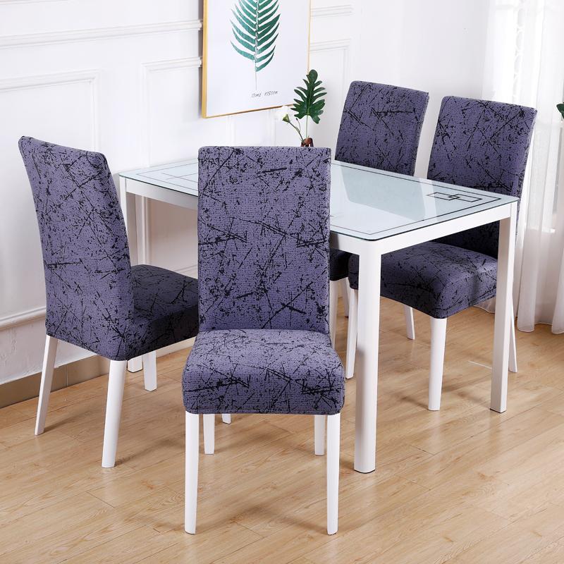 Boho-Muster bedruckter Stretch-Stuhlbezug für Esszimmer, Büro, Bankettstuhl-Schutz, elastisches Material, Sesselbezug