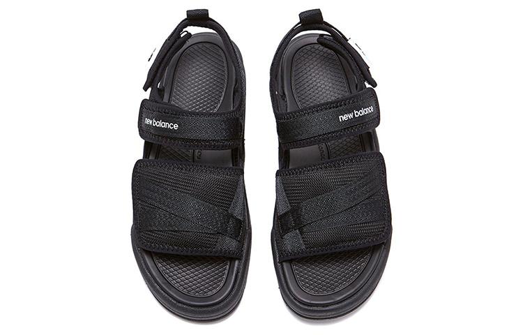 New Balance 3205 Series Velcro Minimalistic Casual Black Sandals 'Black White' SD3205GBK