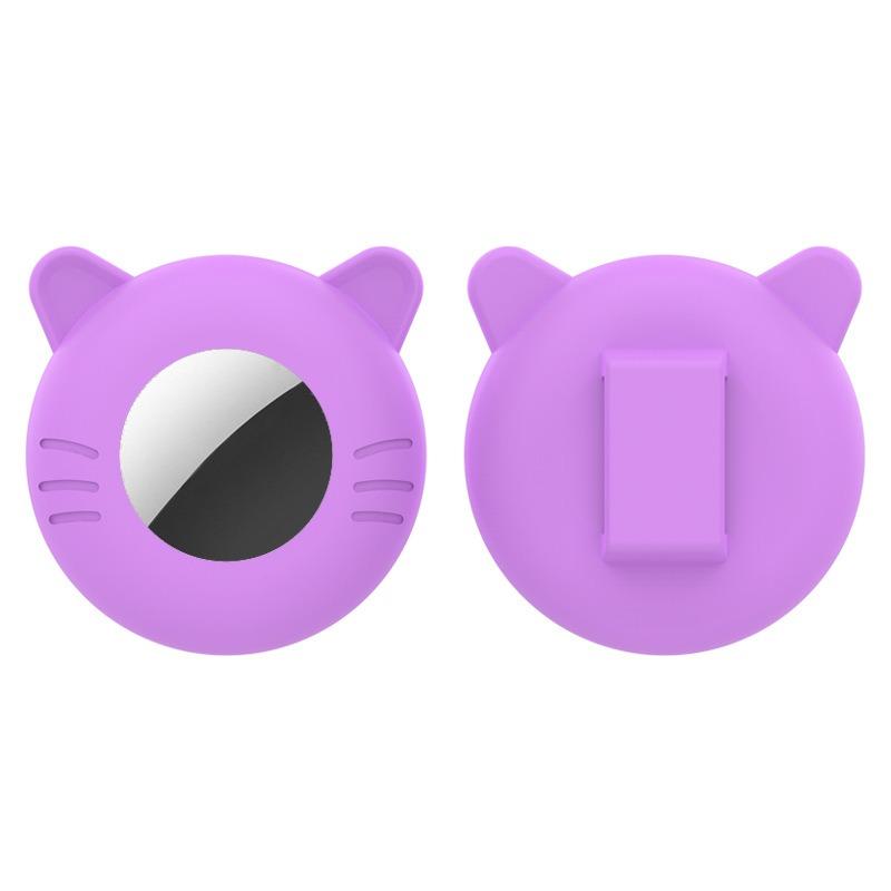 For Airtag Case Cat Collar Holder Stretchy Silicone Holder For Airtag Puppy Dog Anti-Lost Protective Pet Case Pet Protective