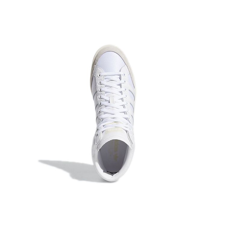 Adidas Originals Americana Hi Comfortable Non-Slip Durable High-Top Skate Shoes Unisex Skate Shoes White EF2706