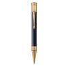 Parker Duofold Prestige Blue Chevron GT Ballpoint Medium Gift Officially Product Number 1931373 Pen, Nib, Oil-Based, Boxed, Imported,