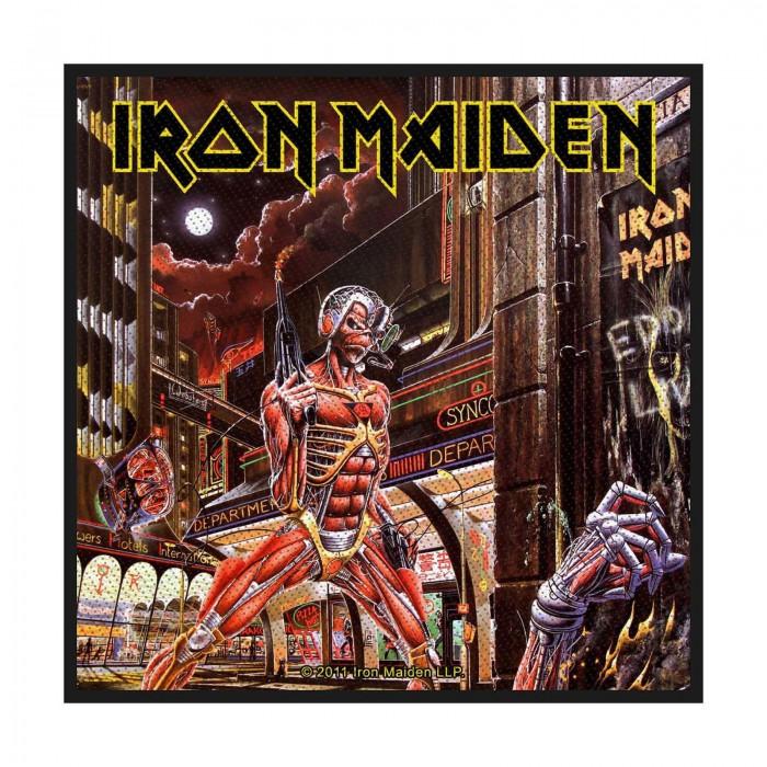 Iron Maiden Irgendwo zurück in der Zeit, gewebter Standard-Aufnäher