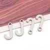 Stainless Steel 26 English Letter Pendant Charm for DIY Bracelets and Necklaces