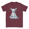 Unisex Tshirt Chihuahua Yoga Meditation Humorous Cotton Tees Short Sleeve T Shirts Round Collar Clothes Plus Size