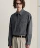 DRAW FIT Paper Cotton Alex Shirt [D.Grey]