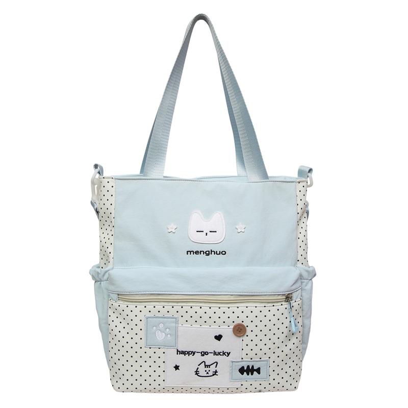 Women's Crossbody Bag Handbag Middle School Students' School Bag Large Capacity Shoulder Bag