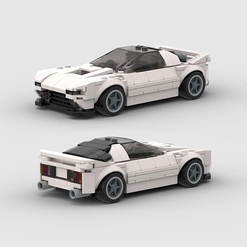 AAYK1 City Technical Speed World Famous Car Building Blocks Racing Fast And Furious Moc Brick Vehicle A80 Supra V2 Toys Kid