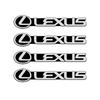 Interior Stickers Car Audio Decorate 3D Aluminum Badge Emblem Sticker For Lexus 250 300 RX 300 350 US 200 GX 400 460 LX GS450H G
