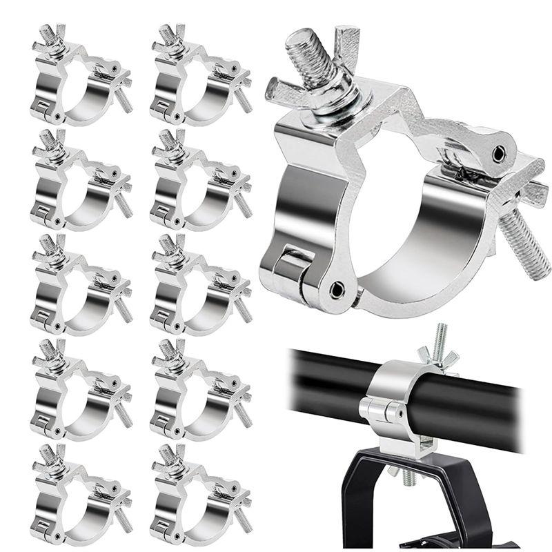 A60zaluminum Alloy 2" Truss Lighting Clamps, 10 Pieces DJ For Stage Light Clamp For Par Lights Spotlight Moving Head Lightmay
