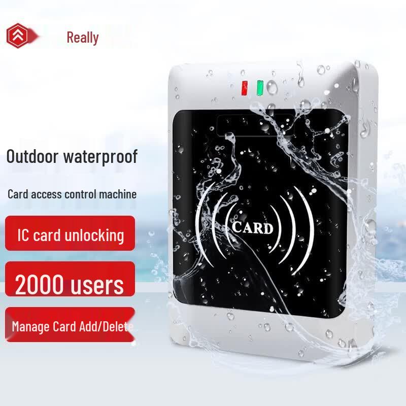 Realand X12C Waterproof IC Card Access Control System CN plug (adapter included)