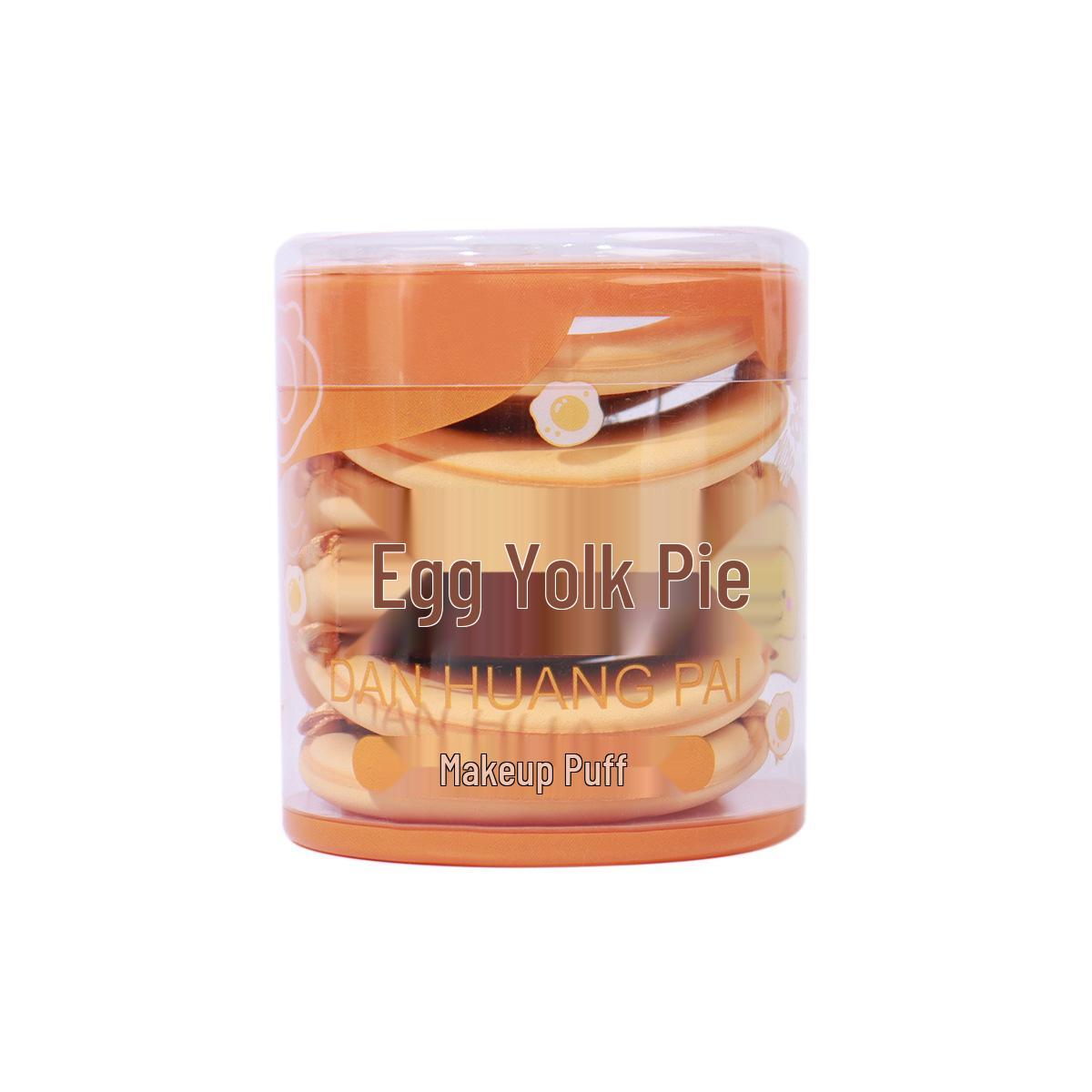 

6-Pack Dual-Sided Strawberry Pie Makeup Sponges for Wet & Dry Use - Non-Absorbent Powder Cushion Puff