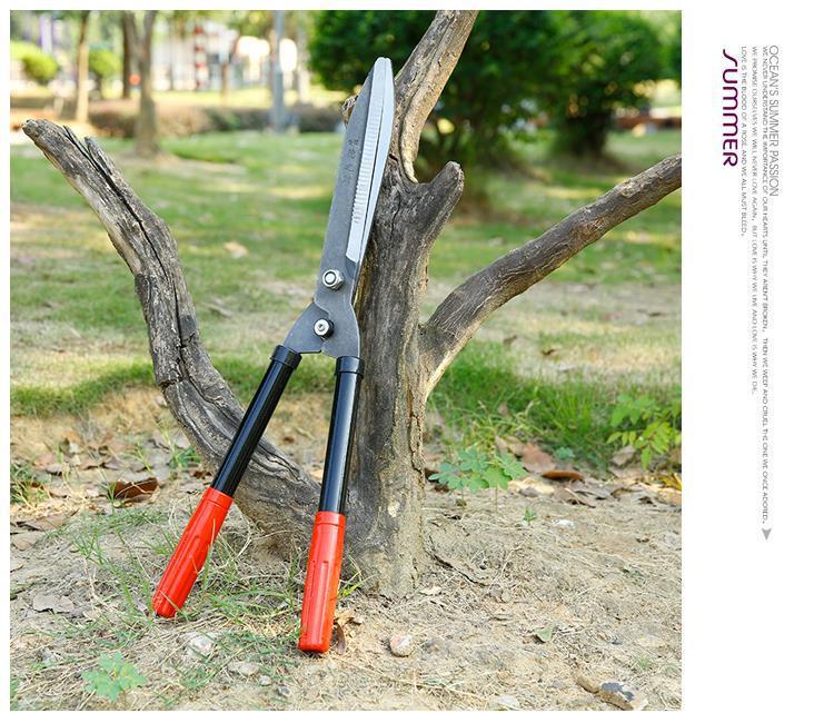 Telescopic Hedge & Lawn Shears - Garden Pruning and Weeding Tools with Big Scissors for Landscaping and Branch Trimming.