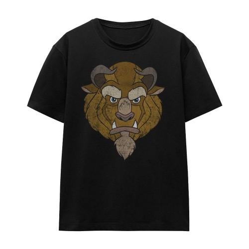 Beauty And The Beast Unisex Adult Beast Head T-Shirt