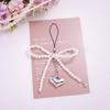 Eye Catching Bowknot Mobile Phone Lanyard Flower Embellishment Keychain Keyring