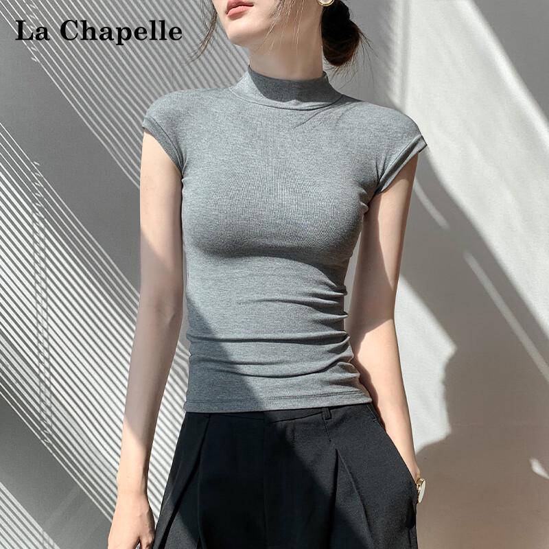 Женская рифленая майка-топ с воротником-стойкой La Chapelle 2XL