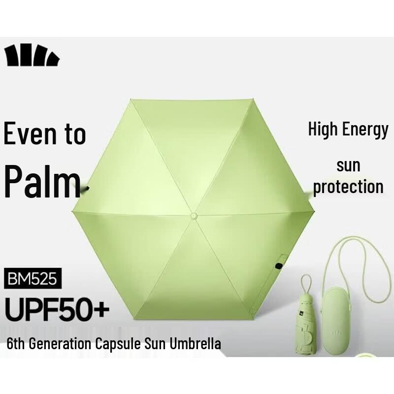 Beneunder Mini 5-Fold UV Sun & Rain Umbrella