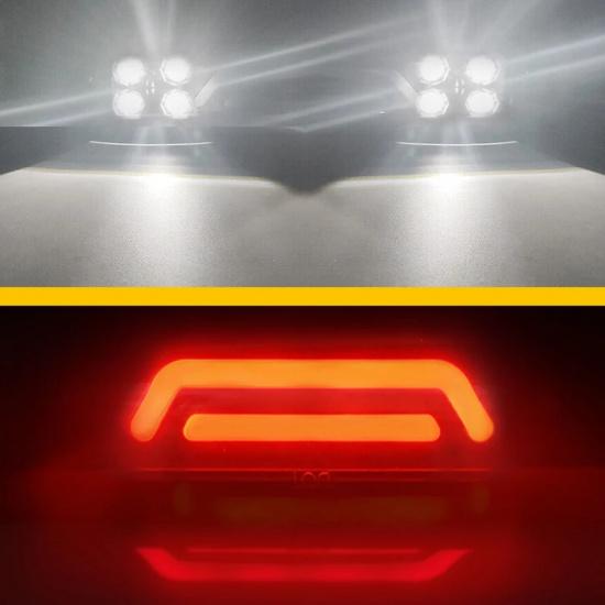 LED Smoke 3rd Third Brake Cargo Light Car High Mount Stop Lamp Turn Signal Lights Bulb for Dodge RAM 1500 2500 3500 2009-2018