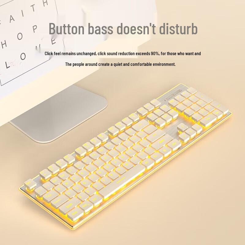 EWEADN X7S Wireless Rechargeable Keyboard and Mouse Combo