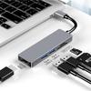 Base USB-C 5 en 1 con HDMI, Lector de Tarjetas y Concentrador USB