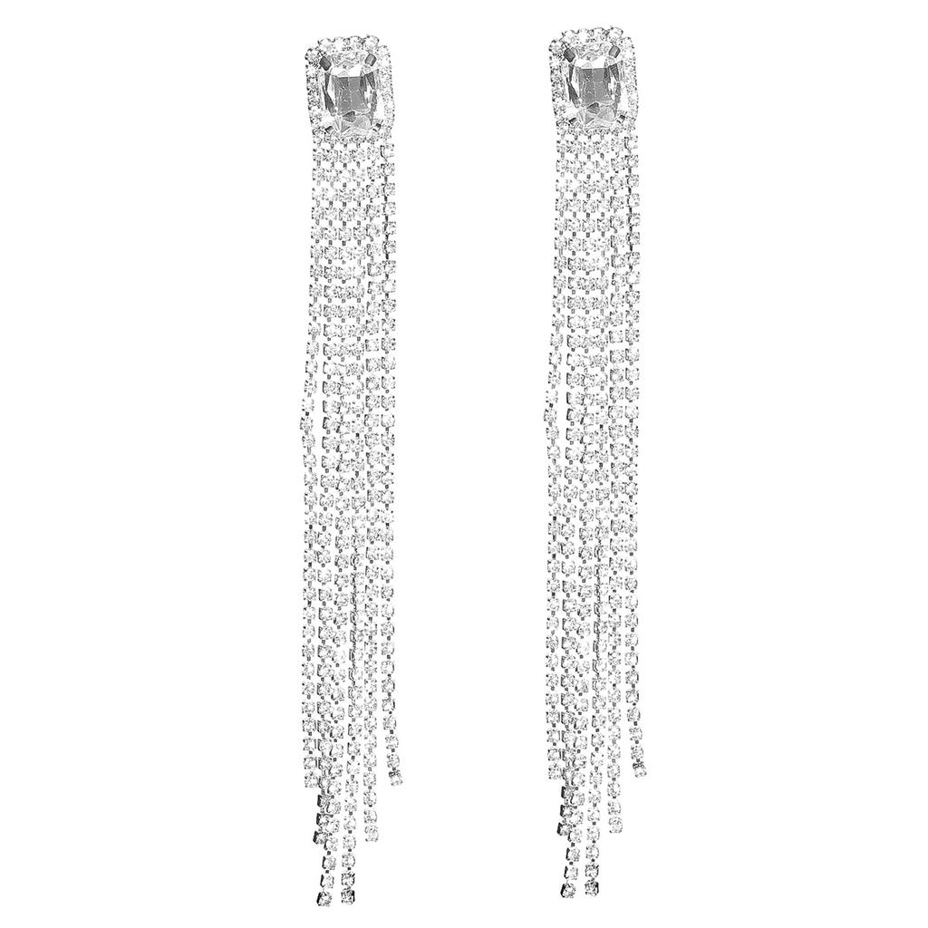 Luxury Shiny Long Fringed Earrings