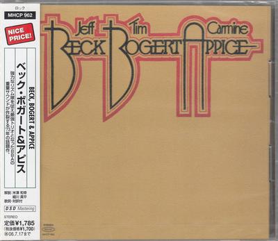 CD BECK, BOGERT & APPICE - Beck, Bogart & Appice MHCP962 Epic 2005 Japan ObiRock Used