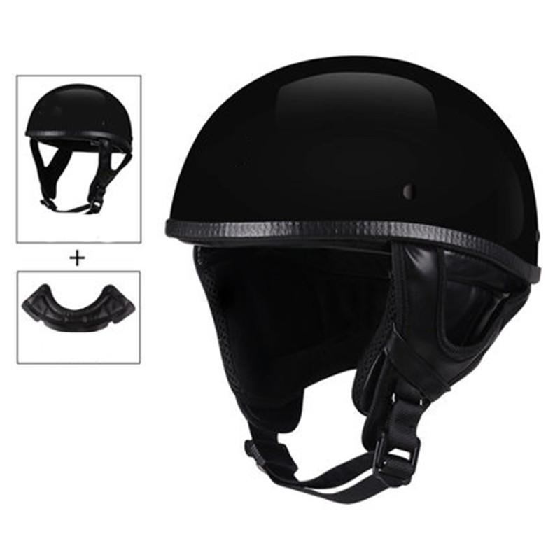 DOT Certification Retro Motorcycle Helmet Moto Helmet Scooter Vintage Half Face Biker Motorbike Crash Moto Helmet Casco Moto CE