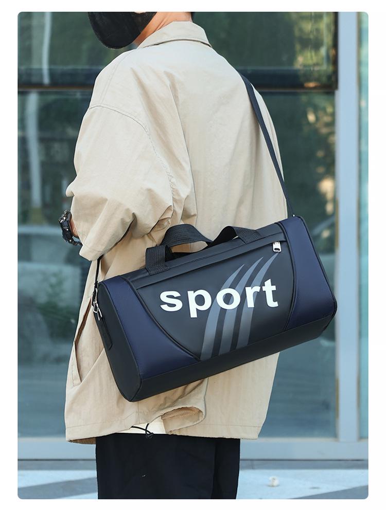 Men's Large Capacity Casual Crossbody Fitness Bag - Single Shoulder Handheld
