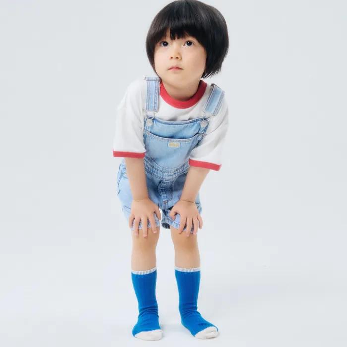 Kids Vivid Socks Blueberry