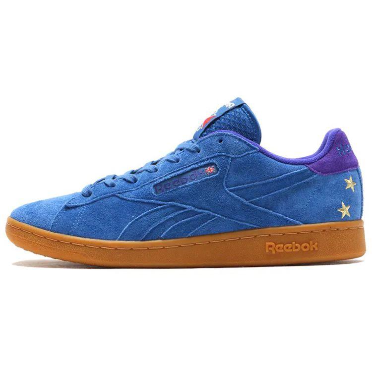 Bodega x Reebok NPC UK Lagoon Herren Sneaker Blau Matt-Gold Lila BD2813 42.5 blue