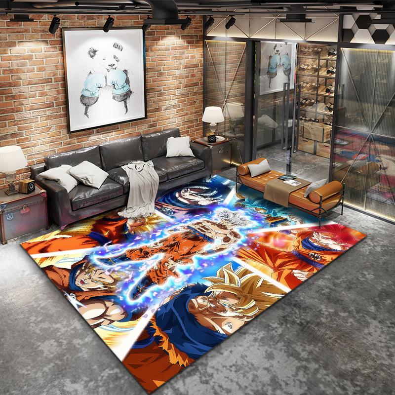 Dragon Ball Super Carpet Rug For Living Room Bedroom Home Sofa Decoration Kids Play Nonslip Floor Mat