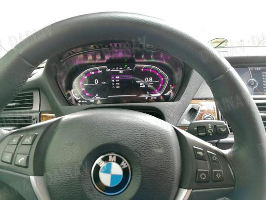 BMW X6 E71 Full LCD Instrument Panel Speedometer & Odometer with Water Temp Gauge Modification