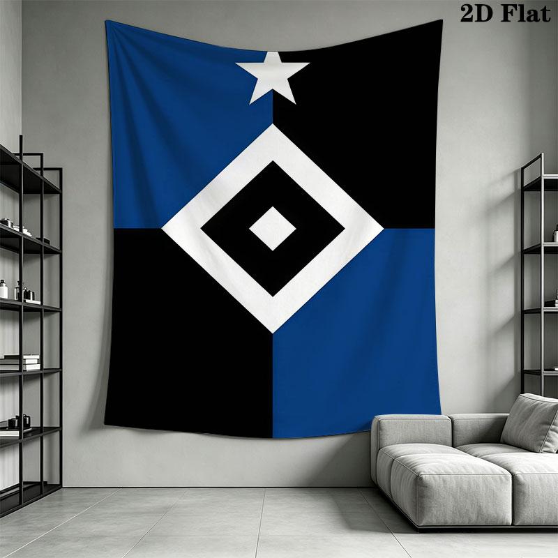 Hamburger SV A Wall Hanging Printed Fabric Blanket Decorative Tapestries for Bedroom Living Room Home Decor