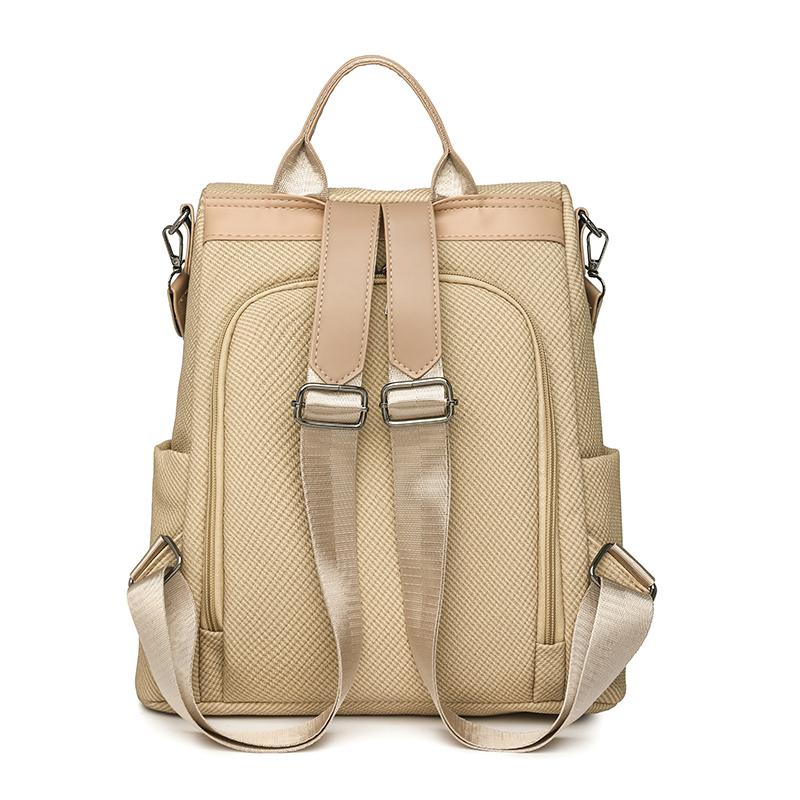 Vintage Large Capacity Backpack Women's Travel Shoulder Bag Handbag Three-purpose Bag
