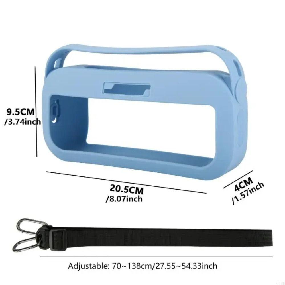 Silicone Speaker Protective Cover Replacement Portable Case Shell with Shoulder Strap Protector for Bose SoundLink Flex 1/2