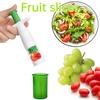 Nuovo Affetta Uva Strumento da Cucina Creativo per Uva e Pomodorini, Affetta Frutta Efficiente per Preparare Insalate Cibo per Bambini e Uso Quotidiano in Cucina