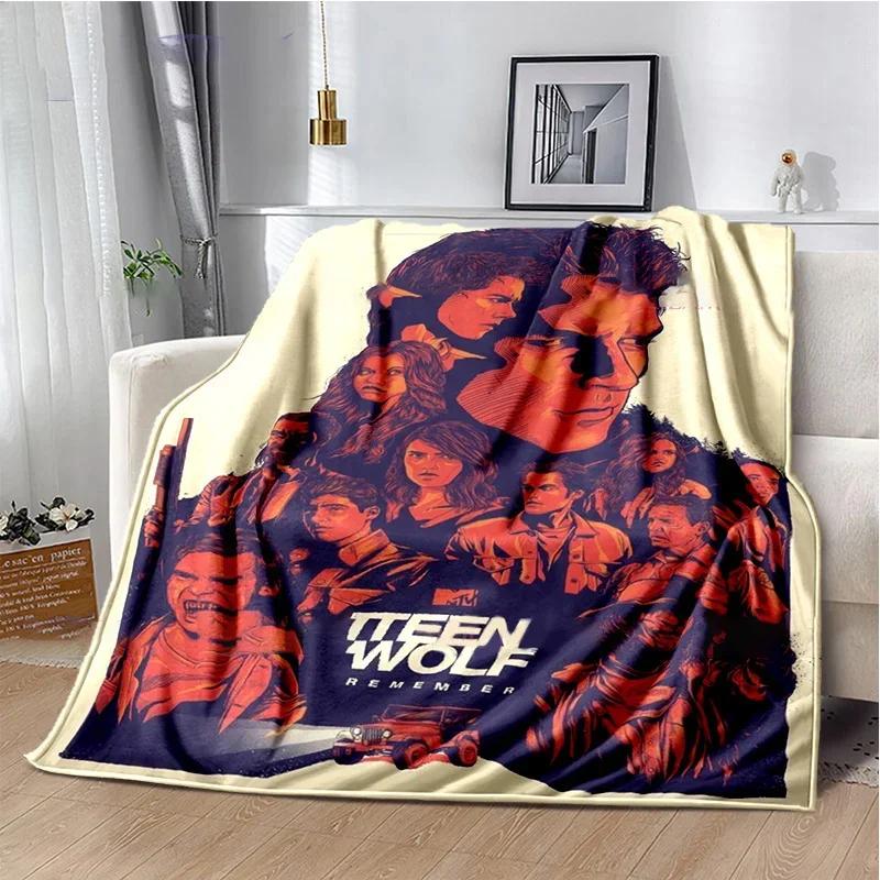 Teen Wolf Film Decke Warm Plüsch Gemütlich Zuhause Überwurfdecke für Bett Sofa Couch Leichte Reise Decke Sofa Steppdecke Geschenke