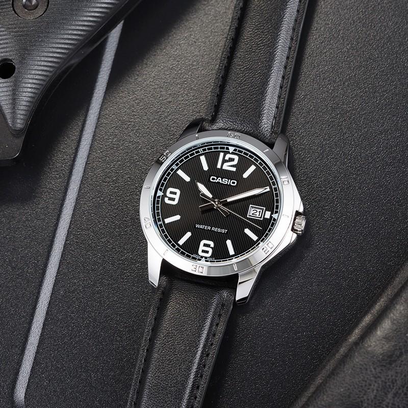 Casio Men Standard Series Black Watch MTP-V004L-1B MTP-V004L-1B