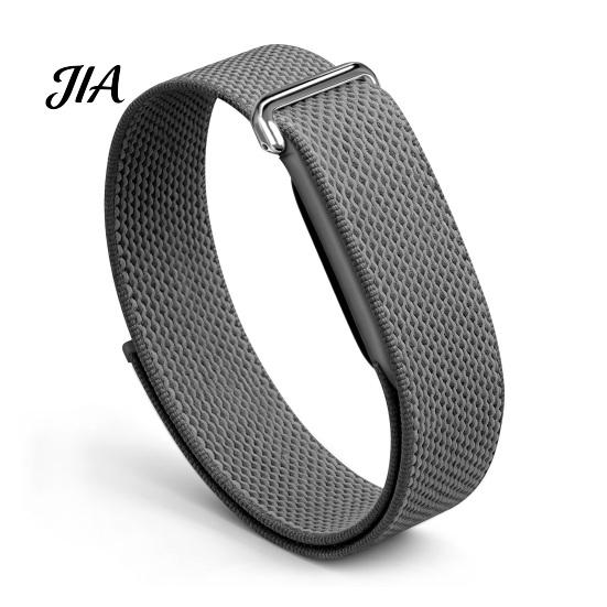 Running Hiking Gym Accessories Nylon Band for Fitbit Air, Breathable Replacement Watch Band, Adjustable Flexible Wrist Straps Sport Wristband,